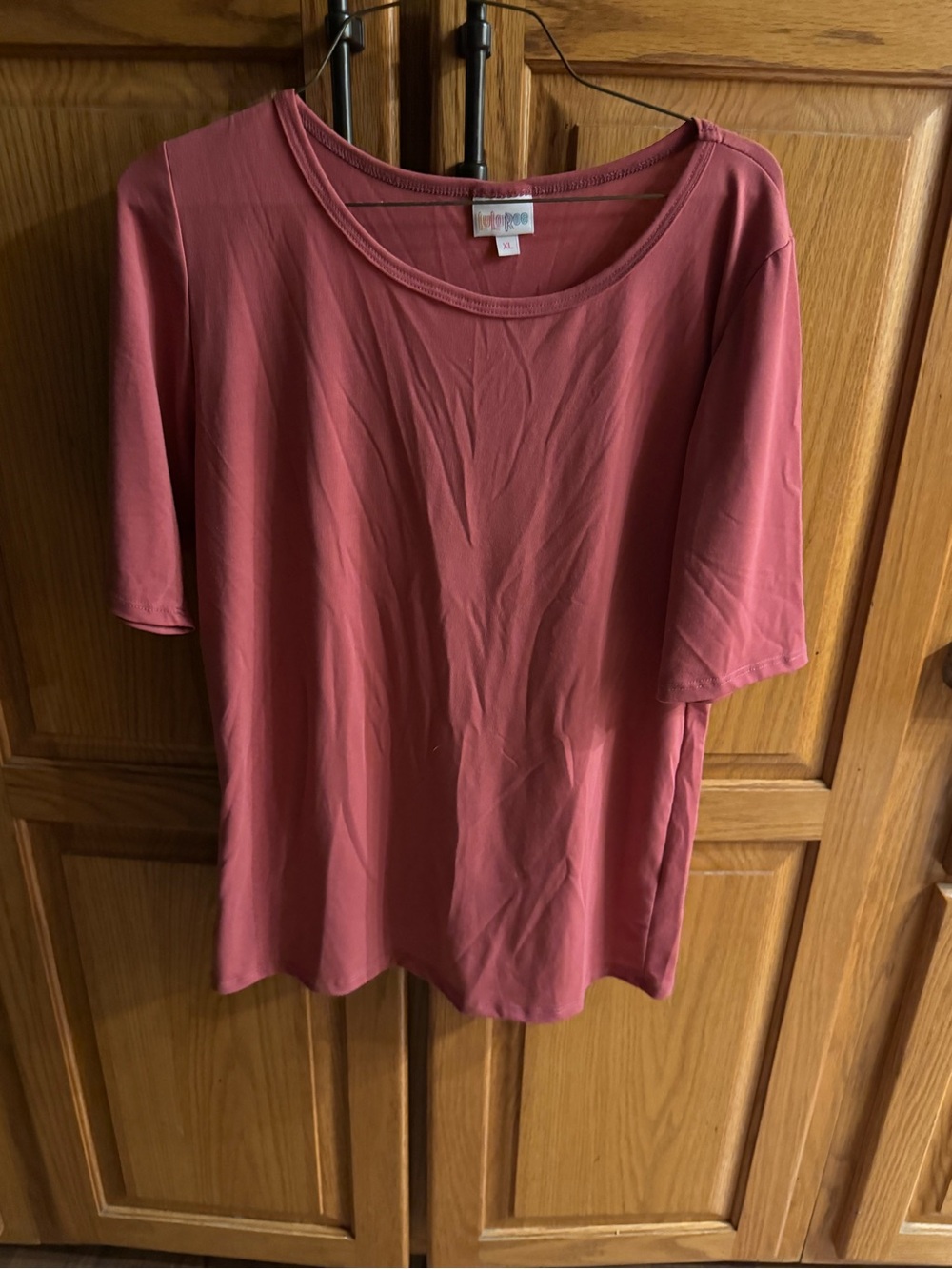 LuLaRoe Dusty Rose Short Sleeve Classic Tee